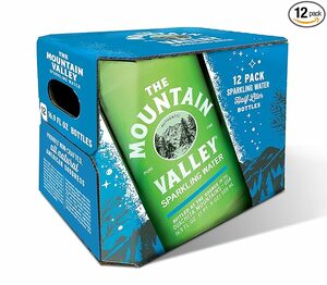 Sparkling Spring Water (Case of 12) 33.80 oz Bottles 