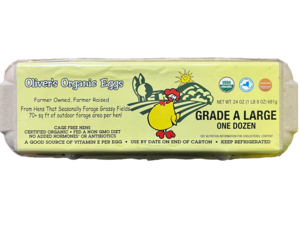 Oliver's Organic Large Brown Eggs