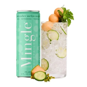 Mingle Mocktails - Cucumber Melon Mojito Cans 4 Pack