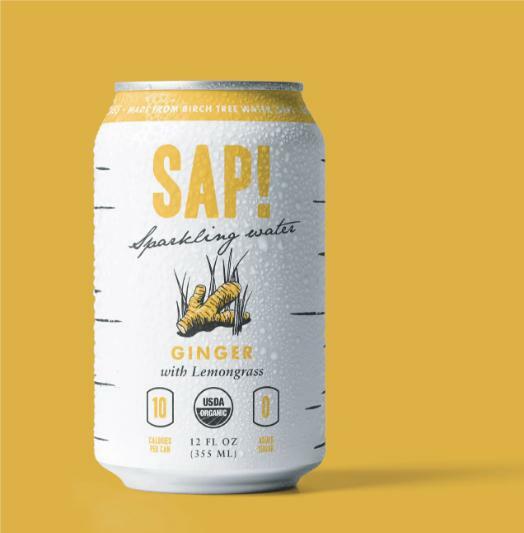 Sap! Ginger Lemongrass Sparling Water
