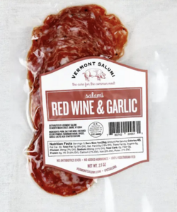 Vermont Salumi All Natural Red Wine & Garlic Salami