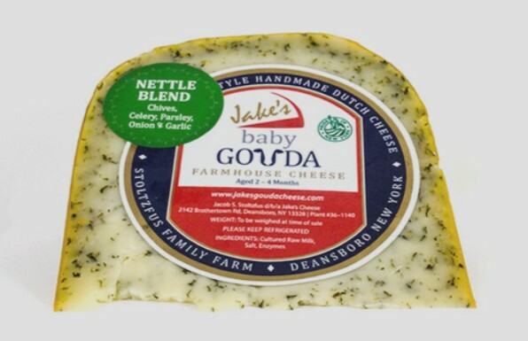 Jake's Gouda NETTLE BLEND - 8 Oz wedge