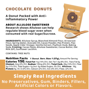 Planet Bake - Vegan Dark Chocolate Donuts