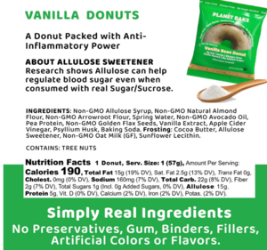 Planet Bake - Vegan Vanilla Donuts