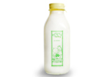 Glass pint Cream